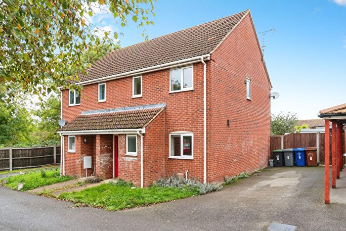 2 Bedroom Semi-Detached House For Sale In Burrow Drive, Lakenheath, Brandon, IP27