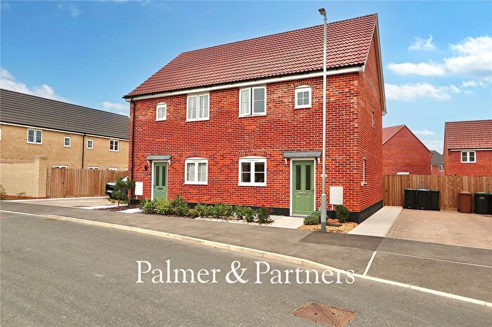 2 Bedroom Semi-Detached House For Sale In Queen Elizabeth Way, Bramford, Suffolk, IP8