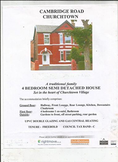 4 Bedroom Semi-Detached House For Sale In Cambridge Road, Southport, PR9