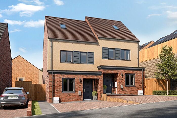 3 Bedroom Semi-Detached House For Sale In "The Newburn" At Off Whitehouse Road, Newcastle Upon Tyne, Tyne And Wear, NE15
