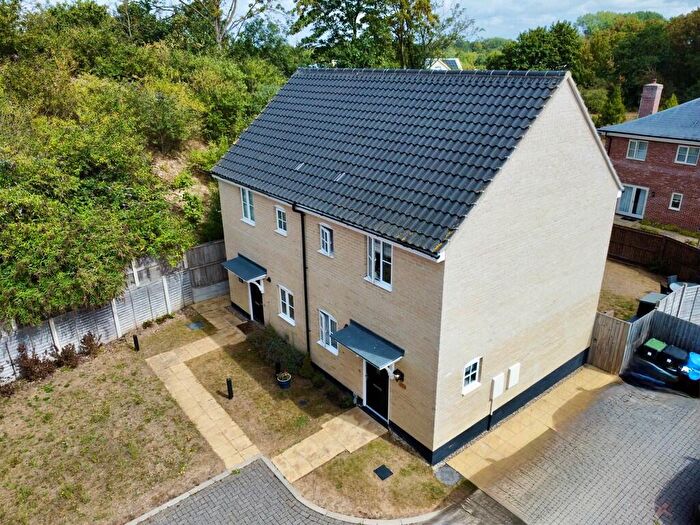 1 Bedroom Semi-Detached House For Sale In Flint Drive, Needham Market, IP6