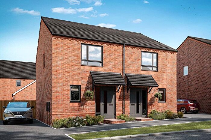 2 Bedroom Semi-Detached House For Sale In Rockcliffe Close, Church Gresley, Swadlincote, DE11