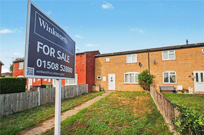 3 Bedroom Terraced House For Sale In Glenn Road, Poringland, Norwich, Norfolk, NR14