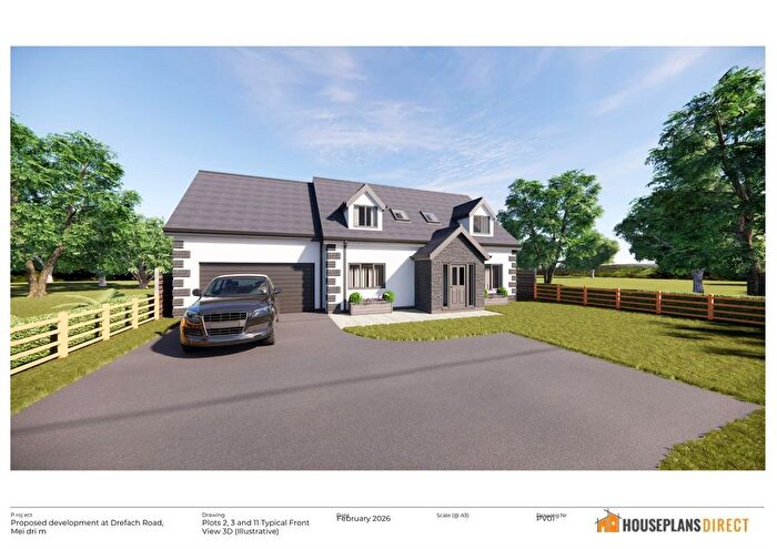 4 Bedroom Semi-Detached Bungalow For Sale In Drefach Road, Meidrim, SA33