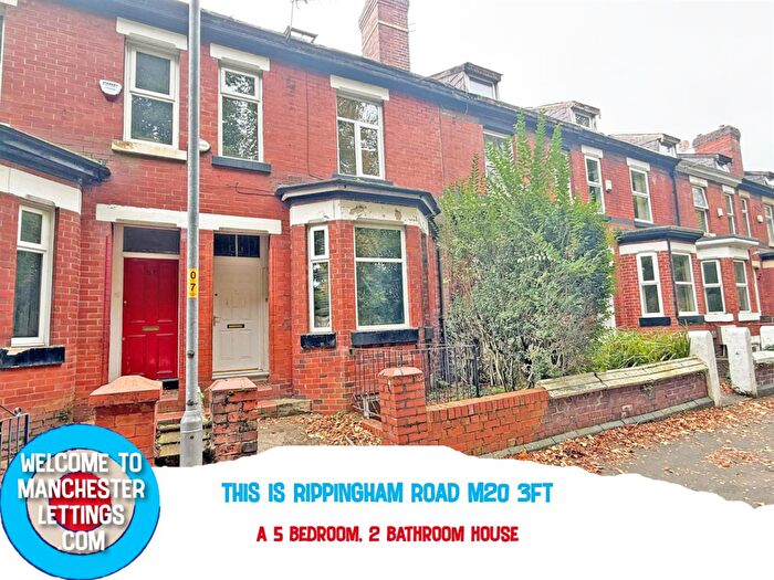 5 Bedroom Terraced House To Rent In Rippingham Road Manchester, M20