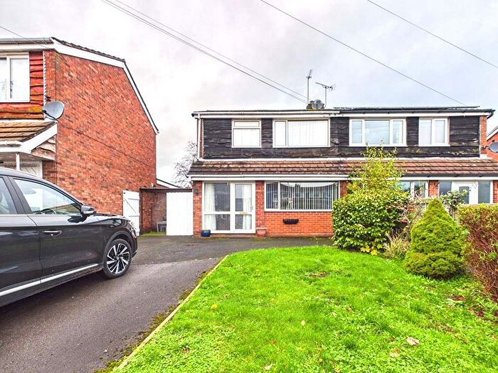 3 Bedroom Semi-Detached House For Sale In Melrose Crescent, Market Drayton, Shropshire, TF9