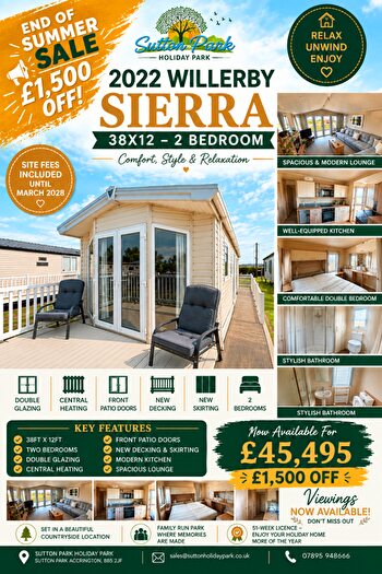 2 Bedroom Mobile/park Home For Sale In Vicarage Lane, Long Sutton, Spalding, PE12