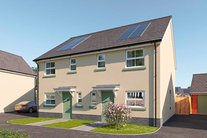 3 Bedroom Terraced House For Sale In "The Turner" At Creedy Bridge, Crediton, EX17