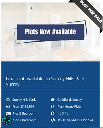 2 Bedroom Mobile/park Home For Sale In Middleview Drive, Surrey Hills Park, Normandy, Guildford, GU3