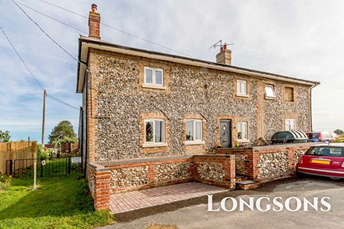 2 Bedroom Semi-Detached House For Sale In Cross Cottages, Foulden, IP26