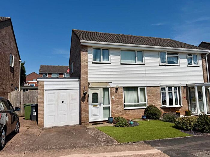 3 Bedroom Semi-Detached House For Sale In Rowlstone Close, Exmouth, EX8
