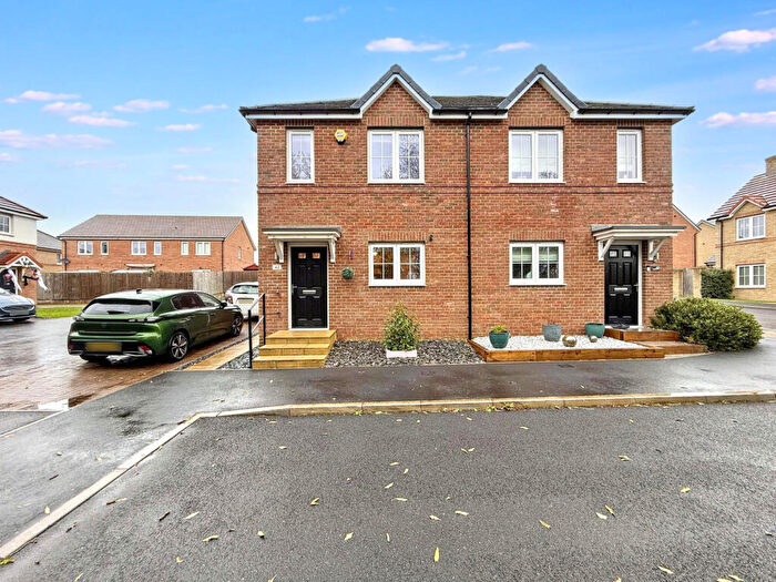 2 Bedroom Semi-Detached House For Sale In Nable Hill Close, Chilton, Ferryhill, Durham, DL17
