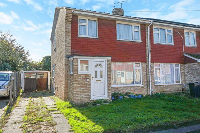 3 Bedroom Semi-Detached House For Sale In Ashborne Close, Kennington, Ashford, Kent, TN24