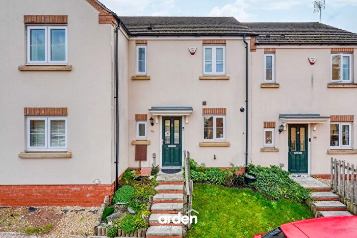2 Bedroom Terraced House For Sale In Dixon Close, Redditch, B97