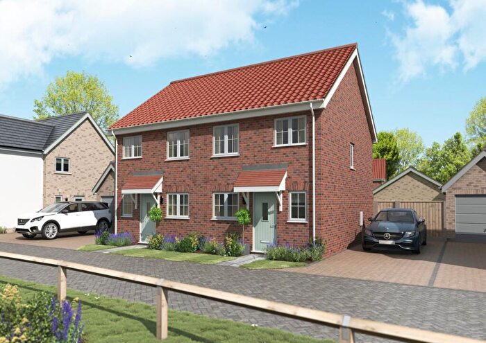 3 Bedroom Semi-Detached House For Sale In The Landings, Harrisons Lane, Halesworth, Suffolk, IP19