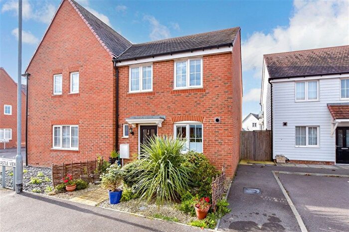 3 Bedroom Semi-Detached House For Sale In Castle View, Hythe, Kent, CT21