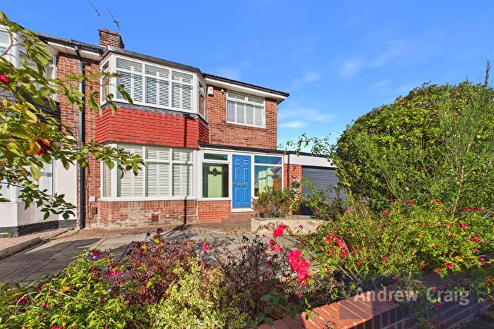 3 Bedroom Semi-Detached House For Sale In Hardwick Place, Gosforth, NE3