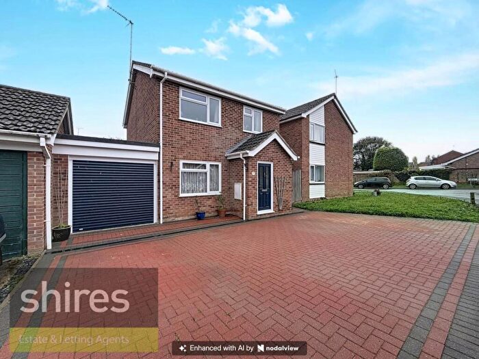 3 Bedroom Link Detached House For Sale In Hall Road, Stowmarket, IP14
