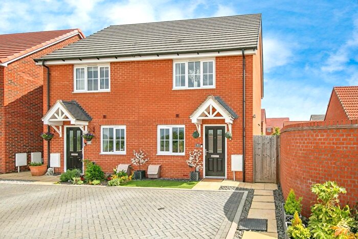 2 Bedroom Semi-Detached House For Sale In Oak Apple Drive, Stowupland, Stowmarket, Suffolk, IP14