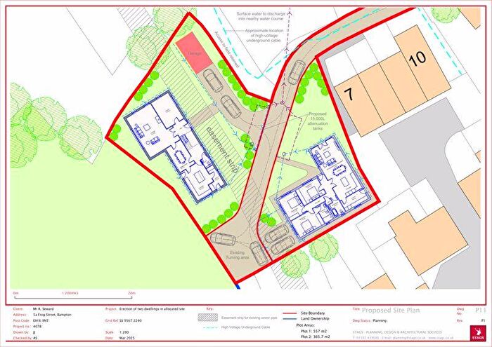 Plot For Sale In Frog Street, Bampton, EX16